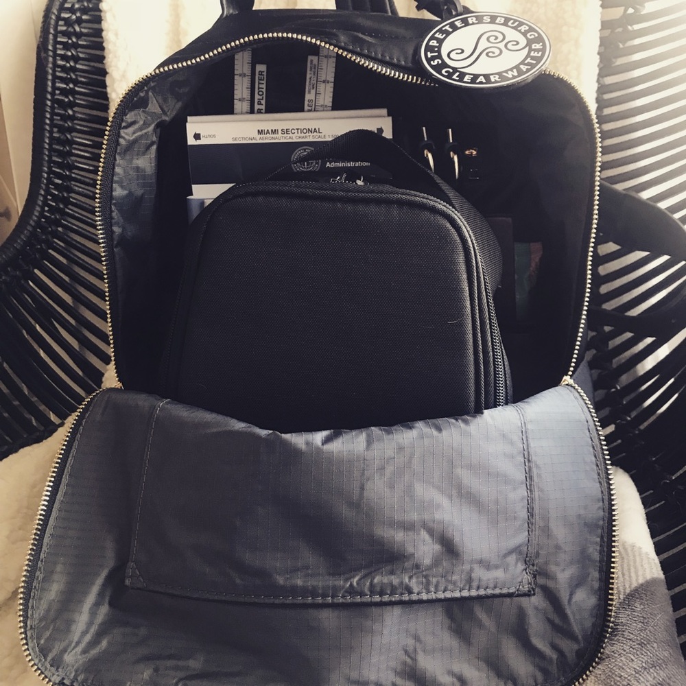 SOL AND SOLENE CLOUD NINE BLACK BACKPACK ONLY. Only selling the backpack.